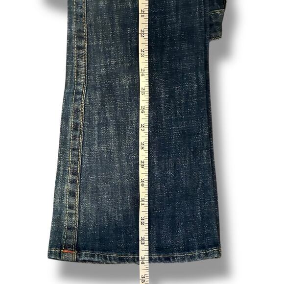 True Religion Jeans Women's 26 Bobby Bootcut Ultra Lowrise Soft Rustic Western - Picture 8 of 8